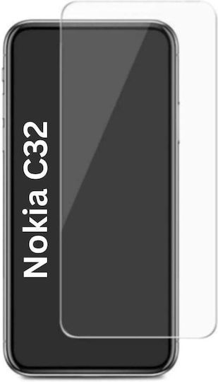 Screen Protector Nokia C32 9h Protecție 0.3mm Viziune Clară Set Autocolant Transparent