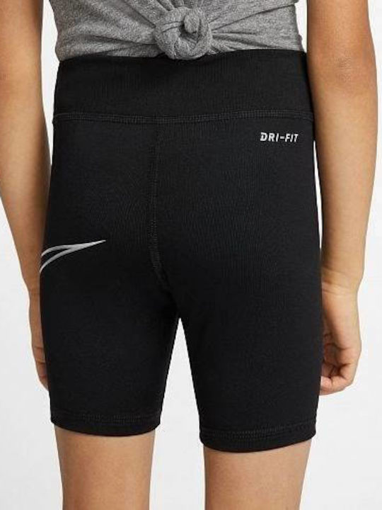 Παιδικό Κολάν Αθλητικό Κοντό Dri-Fit Μαύρο