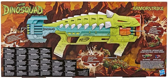 Nerf Launcher Dinosquad for 8+ years old years Armorstrike