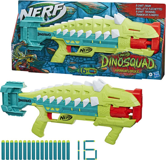 Nerf Launcher Dinosquad for 8+ years old years Armorstrike