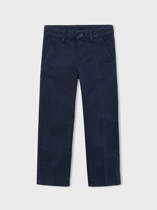 Kinder Hose Chino Stoff Rot Basic