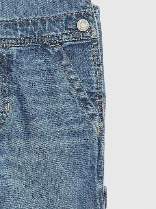 GAP Kinder Latzhose Jeans Blau