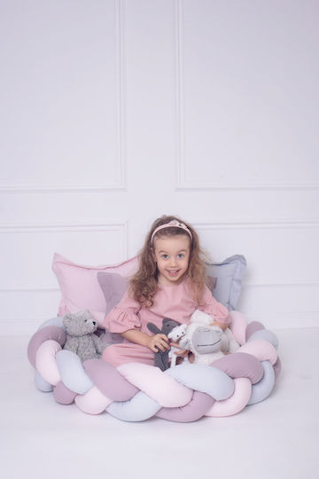 Amy Paturi Împletitură Intern Gray, Lilac, Pink 21x340cm