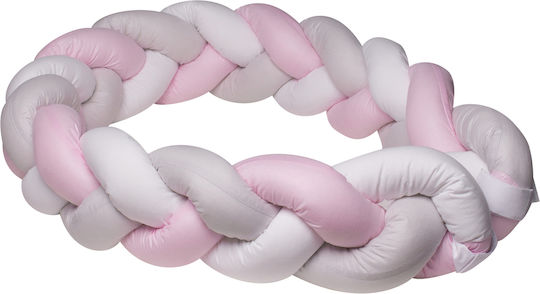 Amy Paturi Împletitură Intern White, Gray, Pink 21x340cm Amy Paturi Împletitură Intern White, Gray, Pink 21x340cm