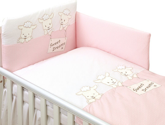 Amy Set Für Krippe Pink 3Stück