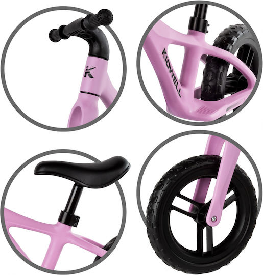 Kidwell Bicicletă de Echilibru pentru Copii Roz