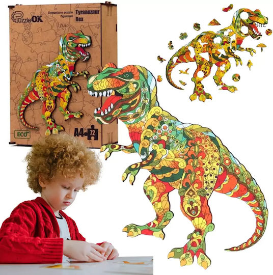 Παιδικό Puzzle Tyrannosaurus Rex 72pcs PuzzleOK