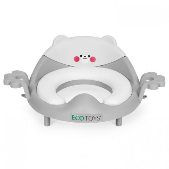 Ecotoys Παιδικό Κάθισμα Τουαλέτας Γκρι