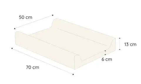 Bonjour Bebe Soft Changing Pad din plastic 70x50cm