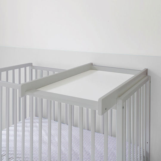 Woodies Safe Dreams Hard Changing Pad made of Wood Gray for Bed 51x86cm