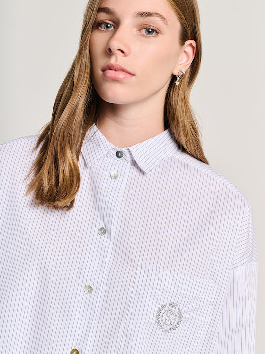 Women's Long Sleeve Shirt Blue