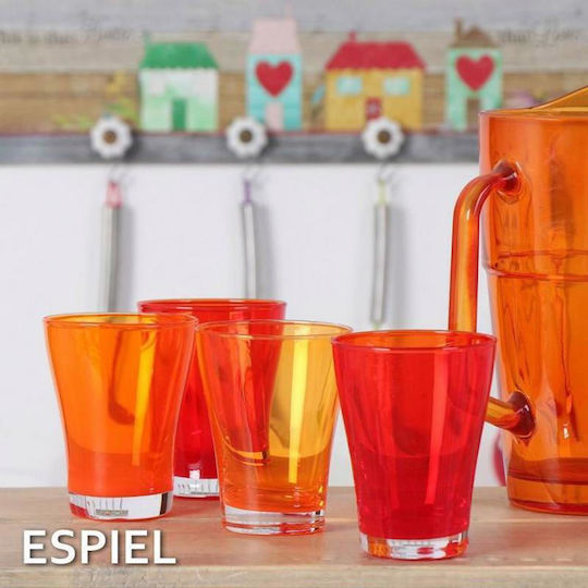 Espiel Σετ Ποτήρια Νερού από Γυαλί 6τμχ
