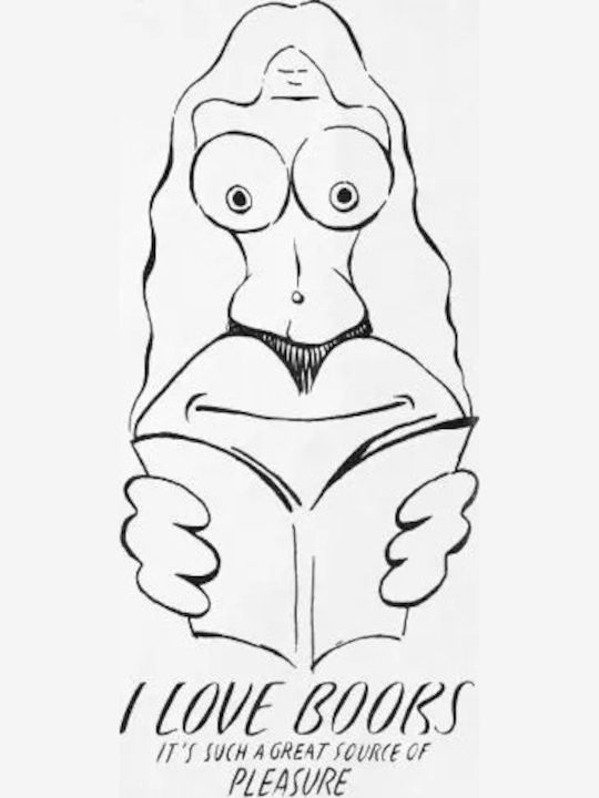 I Love Books T-Shirt White