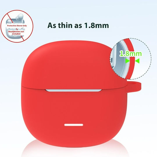Lite Case Silicone in Red color for Redmi Buds 6