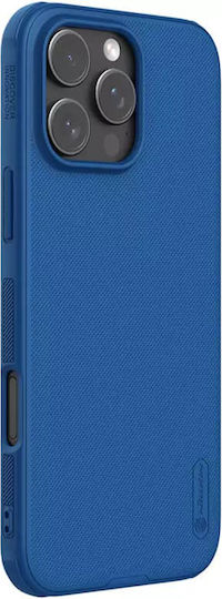 Nillkin Super Frosted Shield Pro Magnetic Umschlag Rückseite Kunststoff / Silikon Blau (iPhone 17 Pro Max / iPhone 17 Pro / iPhone 16 Pro Max)
