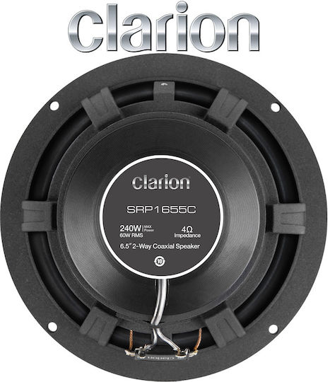 Clarion SRP-1655C Σετ Ηχεία Αυτοκινήτου Ομοαξονικά 6.5" με 240W RMS (2 Δρόμων)