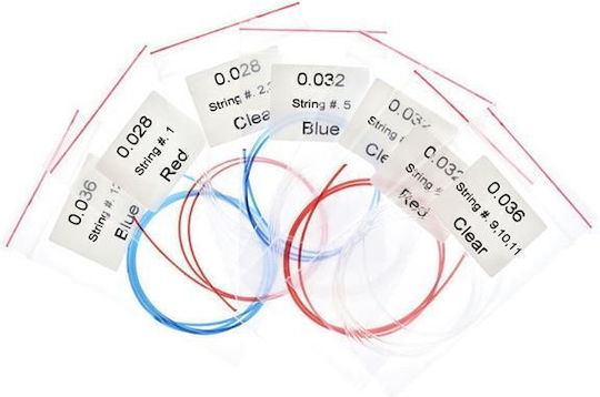 Set Nylon de Corzi pentru Harpă