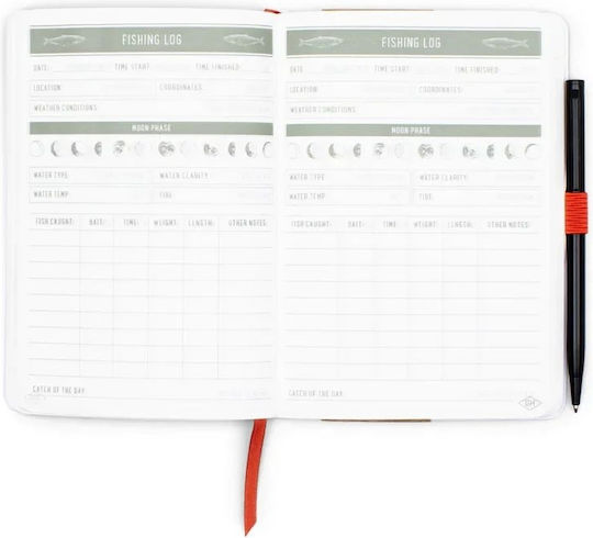 Waterproof Notebook Pen Fishing 11.5x16.5 Gentlemen's Hardware