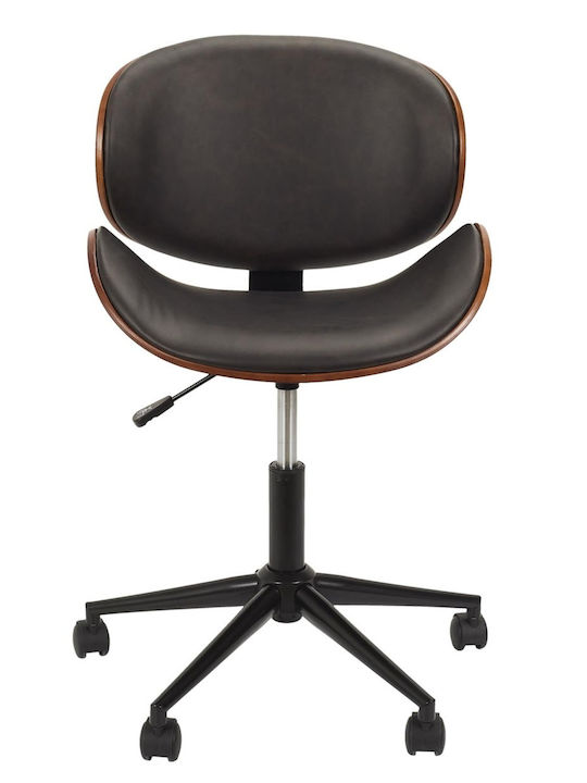 The Home Deco Factory Reno Office Chair with Adjustable Arms Grey