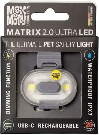 Max Molly Φωτάκι Προστασίας Σκύλου Matrix Ultra Led-safety Light-stone