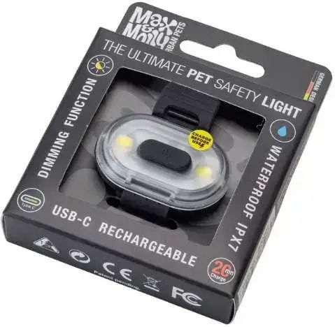 Max Molly Φωτάκι Προστασίας Σκύλου Matrix Ultra Led-safety Light-black