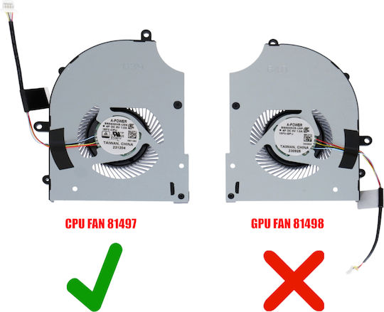 Ανεμιστηράκι Laptop Cpu Cooling Fan Msi Stealth 16 Ai Studio A1vig A1vhg A1vgg A1vfg A1vig-208fr Ms15f3 Ms-15f3 15f3-cpu Bs5405hs-u5n 4pin Κωδ.81497
