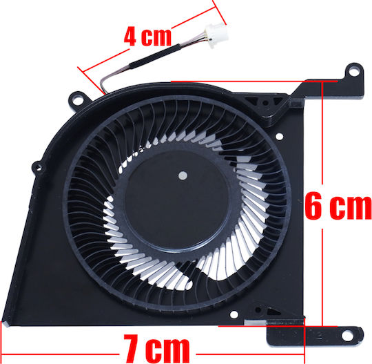 Laptop Fan Cpu Cooling Fan Msi Stealth 14 Ai Studio A1v A13udx A13ve A13vf A13vg A1vgg A1vfg A1veg Ms-14k1 Ms-14k2 Bs5412hs-u6l Bs5412hs-u6h Bs5412hs-u6s 4pin Code 81501