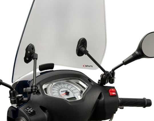 Puig Trafic Motorcycle Windshield & Windscreen Tinted Visor for Suzuki Address 21689H
