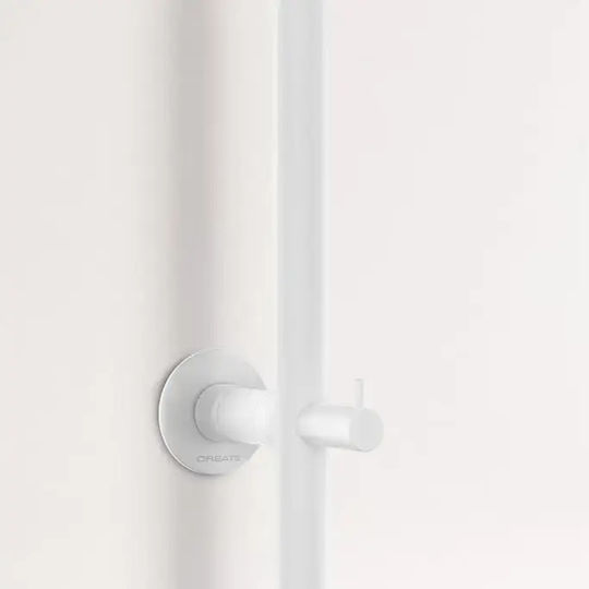 Create Elektrischer Handtuchhalter 120W 150x12.5cm Weiß