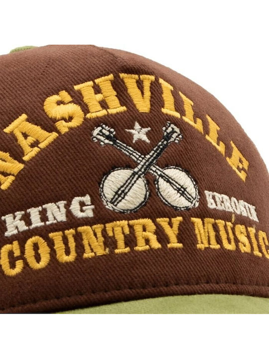 King Kerosin Nashville Cap Schwarz Braun