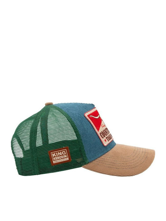 King Kerosin Country Roads Cap Smoke Blue