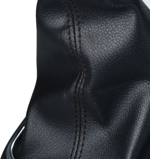 6 Speed Gear Lever Leatherette Boot Vw Caddy Touran Black