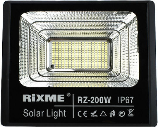 Rixme Solar Proiector LED 200W cu Telecomandă