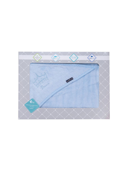 Texpol Prosop de Corp pentru Bebeluși Prince Blue 85 cmx85cm De greutate 500gr/m²