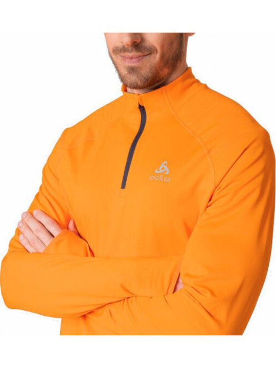 Xalp Ceramiwarm Athletic Long Sleeve Orange Blouse