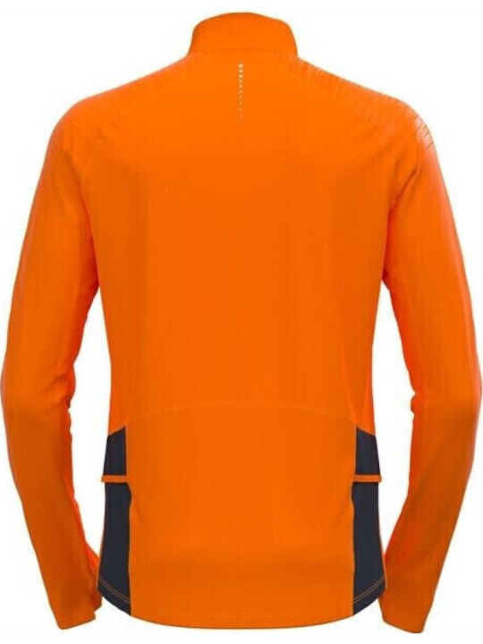 Xalp Ceramiwarm Athletic Long Sleeve Orange Blouse