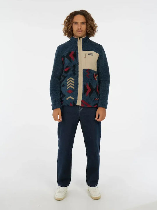 Men's Fleece Cardigan Twilight Navy
