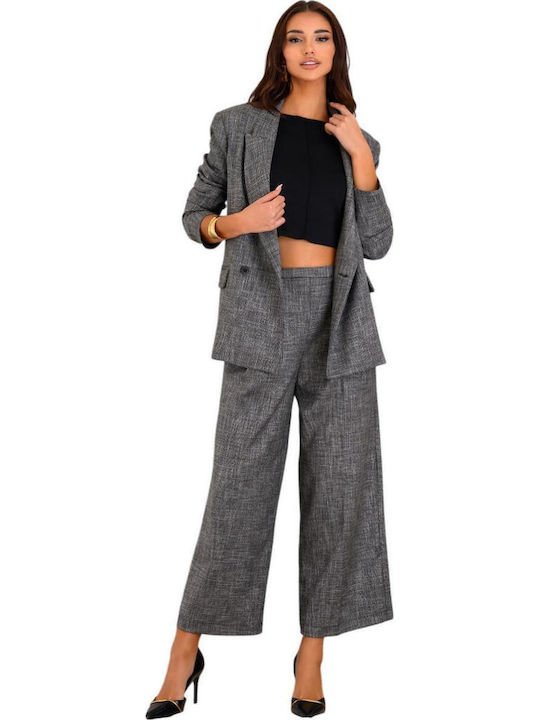 Derpouli Damen Blazer Grey