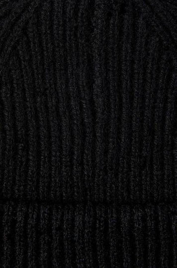 Beanie Unisex Beanie Gestrickt in Schwarz Farbe