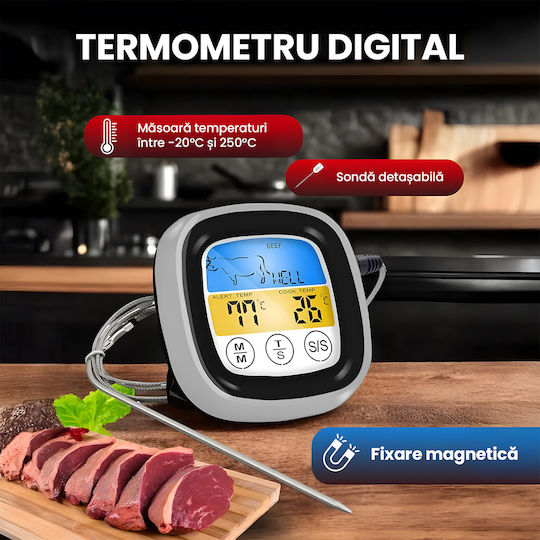 Digital Thermometer Backofen mit Nadel +20°C / +20°C