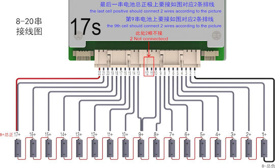 ANT BMS 8-20s 130a Kontinuierliche Entladung 325a Spitzenentladung Eingebaute Bluetooth-Einheit