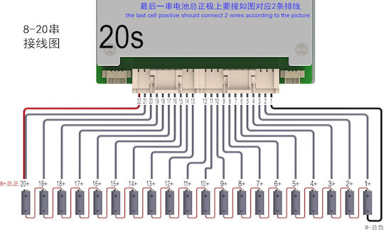 ANT BMS 8-20s 130a Kontinuierliche Entladung 325a Spitzenentladung Eingebaute Bluetooth-Einheit