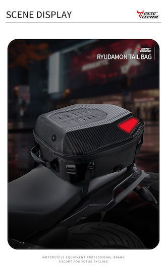 Waterproof Motorcycle Tail Bag 25lt Black