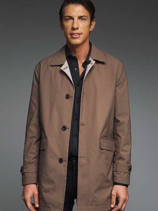 Men's Trenchcoat Beige/Brown