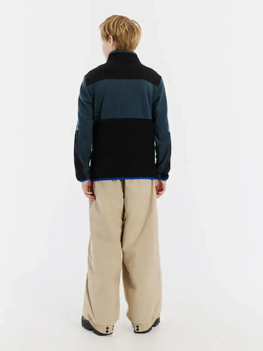 Kids Cardigan Fleece Twilight Navy