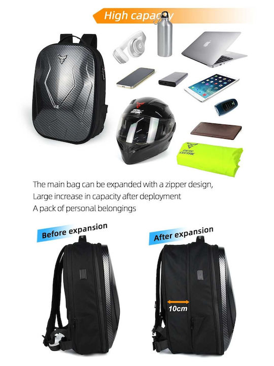 Rucsac pentru călărie Negru 45lt