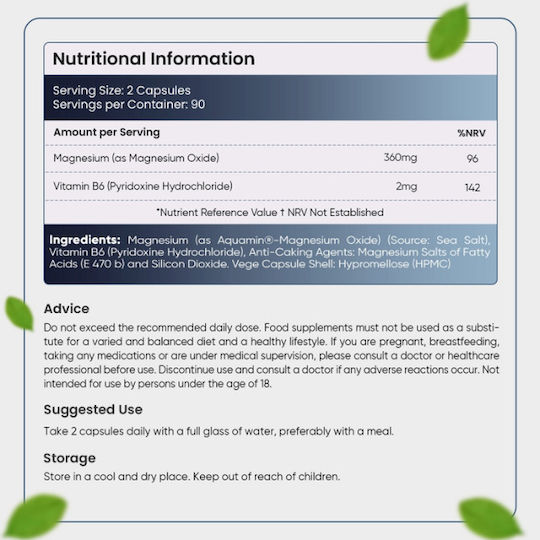 WeightWorld Magnesium 360mg 180 Mützen
