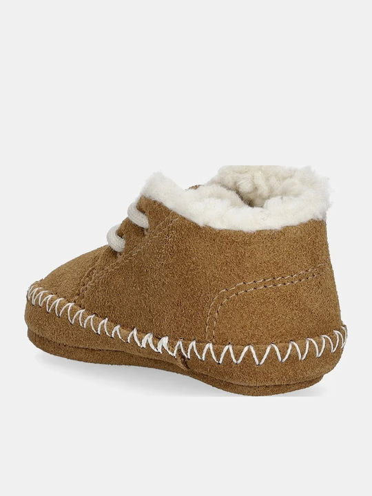 Veja Βρεφικά Sneakers Αγκαλιάς Καφέ