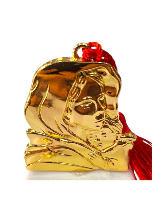 Kalliopi Silver Επιτραπέζιο Γούρι Χρυσό από Πέτρα 2026 5x5cm