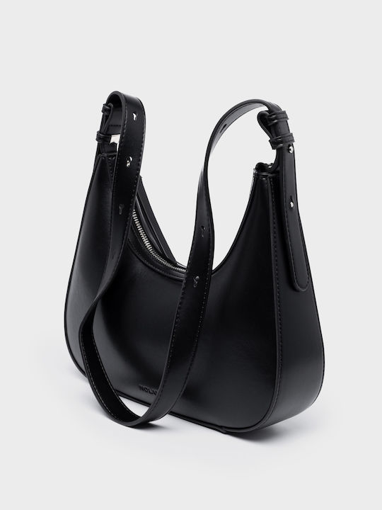 Elina Black Damentasche Schultertasche Schwarz